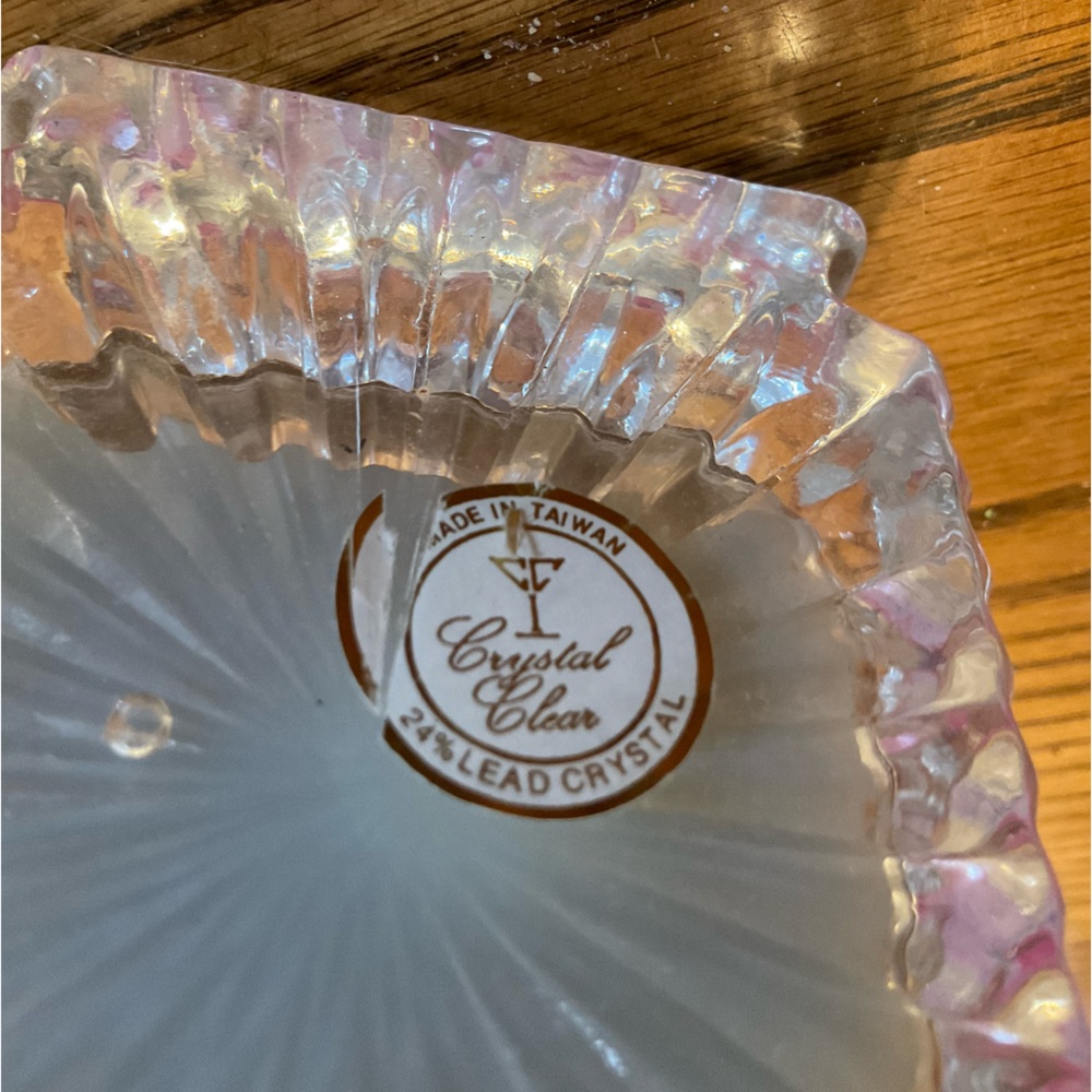 Lead crystal clock - Picture 3 of 5